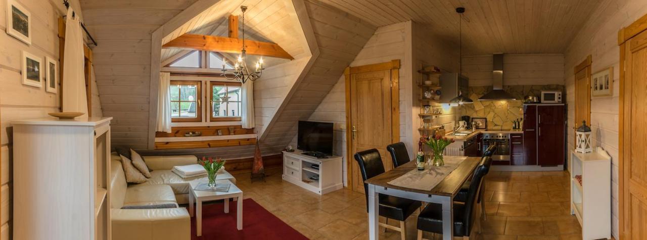 Ferienwohnung Im Blockhaus Rosenkranz Rathmannsdorf Luaran gambar